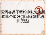 漯河交通工程检测师培训机构哪个最好(漯河检测师培训优选)
