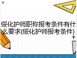 绥化护师职称报考条件有什么要求(绥化护师报考条件)