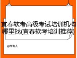 宜春软考高级考试培训机构哪里找(宜春软考培训推荐)