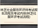 林芝社会服务环评师考试报名流程及考试内容(林芝社服环评考试流程)