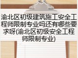 渝北区初级建筑施工安全工程师限制专业吗还有哪些要求呀(渝北区初级安全工程师限制专业)