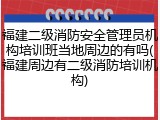 福建二级消防安全管理员机构培训班当地周边的有吗(福建周边有二级消防培训机构)