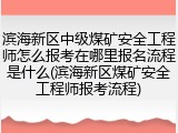 滨海新区中级煤矿安全工程师怎么报考在哪里报名流程是什么(滨海新区煤矿安全工程师报考流程)