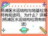 杨浦区水运结构与地基检测师有前途吗，为什么？详解(杨浦区水运结构检测有前途)