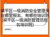 梁平区一级消防安全管理员在哪里报名,有哪些培训班(梁平区一级消防管理员报名培训班)