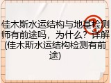 佳木斯水运结构与地基检测师有前途吗,为什么?详解(佳木斯水运结构检测有前途)