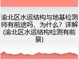 渝北区水运结构与地基检测师有前途吗，为什么？详解(渝北区水运结构检测有前景)