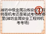 潍坊中级金属冶炼安全工程师是机考还是笔试考场在哪里(潍坊金属安全工程师机考考场)