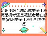 朝阳中级金属冶炼安全工程师是机考还是笔试考场在哪里(朝阳安全工程师机考考场)