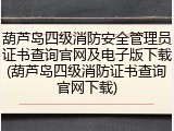 葫芦岛四级消防安全管理员证书查询官网及电子版下载(葫芦岛四级消防证书查询官网下载)