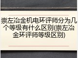 崇左冶金机电环评师分为几个等级有什么区别(崇左冶金环评师等级区别)