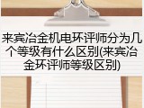来宾冶金机电环评师分为几个等级有什么区别(来宾冶金环评师等级区别)