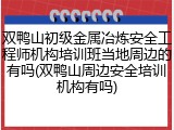 双鸭山初级金属冶炼安全工程师机构培训班当地周边的有吗(双鸭山周边安全培训机构有吗)