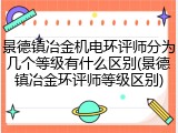 景德镇冶金机电环评师分为几个等级有什么区别(景德镇冶金环评师等级区别)