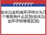 安庆冶金机电环评师分为几个等级有什么区别(安庆冶金环评师等级区别)