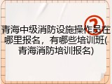 青海中级消防设施操作员在哪里报名，有哪些培训班(青海消防培训报名)