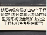 朝阳初级金属矿山安全工程师是机考还是笔试考场在哪里(朝阳初级金属矿山安全工程师机考考场在哪里)