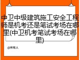 中卫中级建筑施工安全工程师是机考还是笔试考场在哪里(中卫机考笔试考场在哪里)