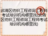 武清区纺织工程咨询工程师考试培训机构哪里找(武清区纺织工程咨询工程师考试培训机构哪里找)