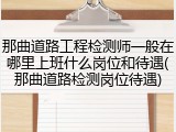 那曲道路工程检测师一般在哪里上班什么岗位和待遇(那曲道路检测岗位待遇)