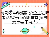 阿勒泰中级煤矿安全工程师考试指导中心哪里有(阿勒泰中安工考点)