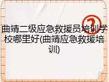 曲靖二级应急救援员培训学校哪里好(曲靖应急救援培训)