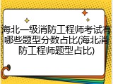 海北一级消防工程师考试有哪些题型分数占比(海北消防工程师题型占比)