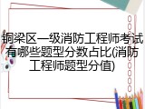 铜梁区一级消防工程师考试有哪些题型分数占比(消防工程师题型分值)