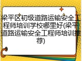 梁平区初级道路运输安全工程师培训学校哪里好(梁平道路运输安全工程师培训推荐)