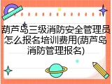 葫芦岛三级消防安全管理员怎么报名培训费用(葫芦岛消防管理报名)