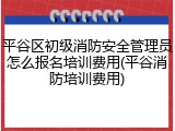 平谷区初级消防安全管理员怎么报名培训费用(平谷消防培训费用)