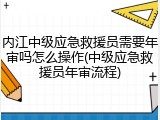 内江中级应急救援员需要年审吗怎么操作(中级应急救援员年审流程)
