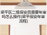 梁平区二级保安员需要年审吗怎么操作(梁平保安年审流程)