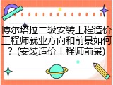 博尔塔拉二级安装工程造价工程师就业方向和前景如何？(安装造价工程师前景)