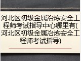 河北区初级金属冶炼安全工程师考试指导中心哪里有(河北区初级金属冶炼安全工程师考试指导)