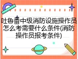 吐鲁番中级消防设施操作员怎么考需要什么条件(消防操作员报考条件)