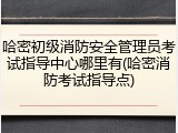 哈密初级消防安全管理员考试指导中心哪里有(哈密消防考试指导点)