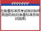 吐鲁番标准员考试培训如何挑选机构(吐鲁番标准员培训选择)