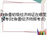 吐鲁番初级经济师证在哪里报考(吐鲁番经济师报考点)