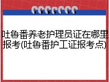 吐鲁番养老护理员证在哪里报考(吐鲁番护工证报考点)