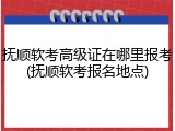 抚顺软考高级证在哪里报考(抚顺软考报名地点)