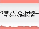 梅州护师职称培训学校哪里好(梅州护师培训优选)
