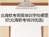北海软考高级培训学校哪里好(北海软考培训优选)