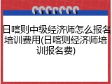 日喀则中级经济师怎么报名培训费用(日喀则经济师培训报名费)