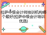 拉萨中级会计师培训机构哪个最好(拉萨中级会计培训优选)