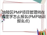 涪陵区PMP项目管理师在哪里学怎么报名(PMP培训报名点)
