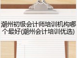 潮州初级会计师培训机构哪个最好(潮州会计培训优选)