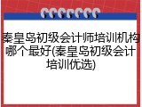 秦皇岛初级会计师培训机构哪个最好(秦皇岛初级会计培训优选)