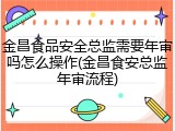 金昌食品安全总监需要年审吗怎么操作(金昌食安总监年审流程)