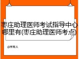 枣庄助理医师考试指导中心哪里有(枣庄助理医师考点)